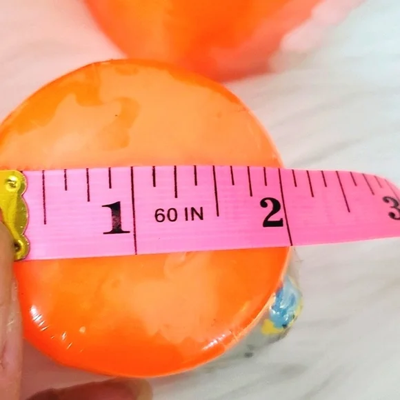 🆕️Vintage 90s 3D Textured Character Orange Halloween Wax Candles Set of Four 2" - Picture 12 of 14